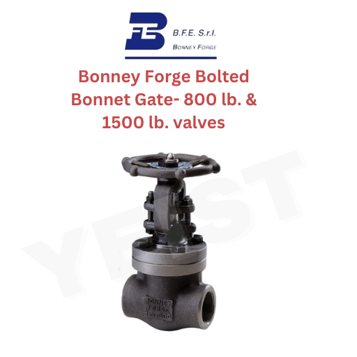 Bonney Forge Bolted Bonnet Gate- 800 lb. & 1500 lb. valves