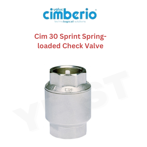 Cim 30 Sprint Spring-loaded Check Valve