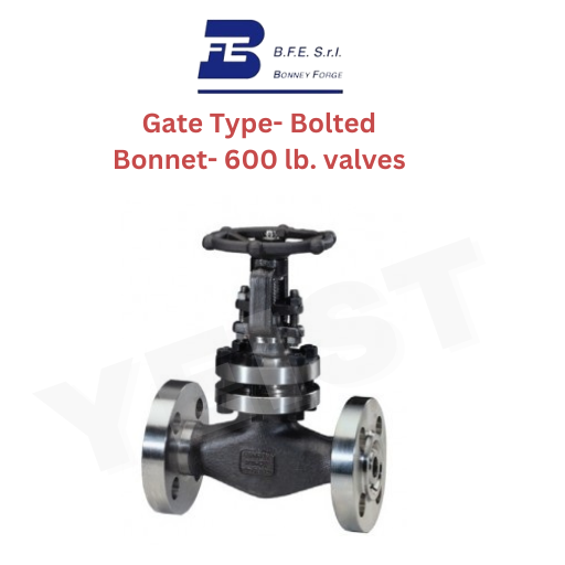 Gate Type- Bolted Bonnet- 600 lb. valves